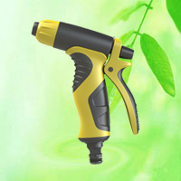 China Garden hose pistol nozzle Water spray gun with non-slip rubber grip China supplier manufacturer factory
