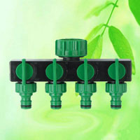 China Garden Hose 4-Way Tap Connector Pipe Splitter HT1230A  supplier China manufacturer factory
