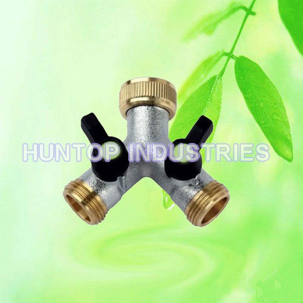 China Tap Splitter Threaded 2 Way Outlets HT1275J China factory supplier manufacturer