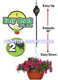 China Garden Retractable Plant Hanger Pulley Set HT5067 supplier China manufacturer factory