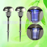 China Garden Solar Power LED Mosquito Killer Lawn Light Stainless HT5342A supplier China manufacturer factory