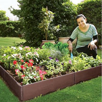 China Outdoor Flower Patch Planter Raised Garden Bed HT4465 supplier China manufacturer factory