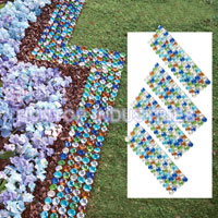 China Multicolor Glass Border Garden Edging HT5609B supplier China manufacturer factory