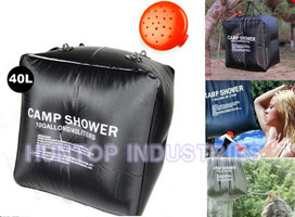 China 40L Portable Solar Heating Outdoor Camp Shower Bag HT5757 supplier China manufacturer factory