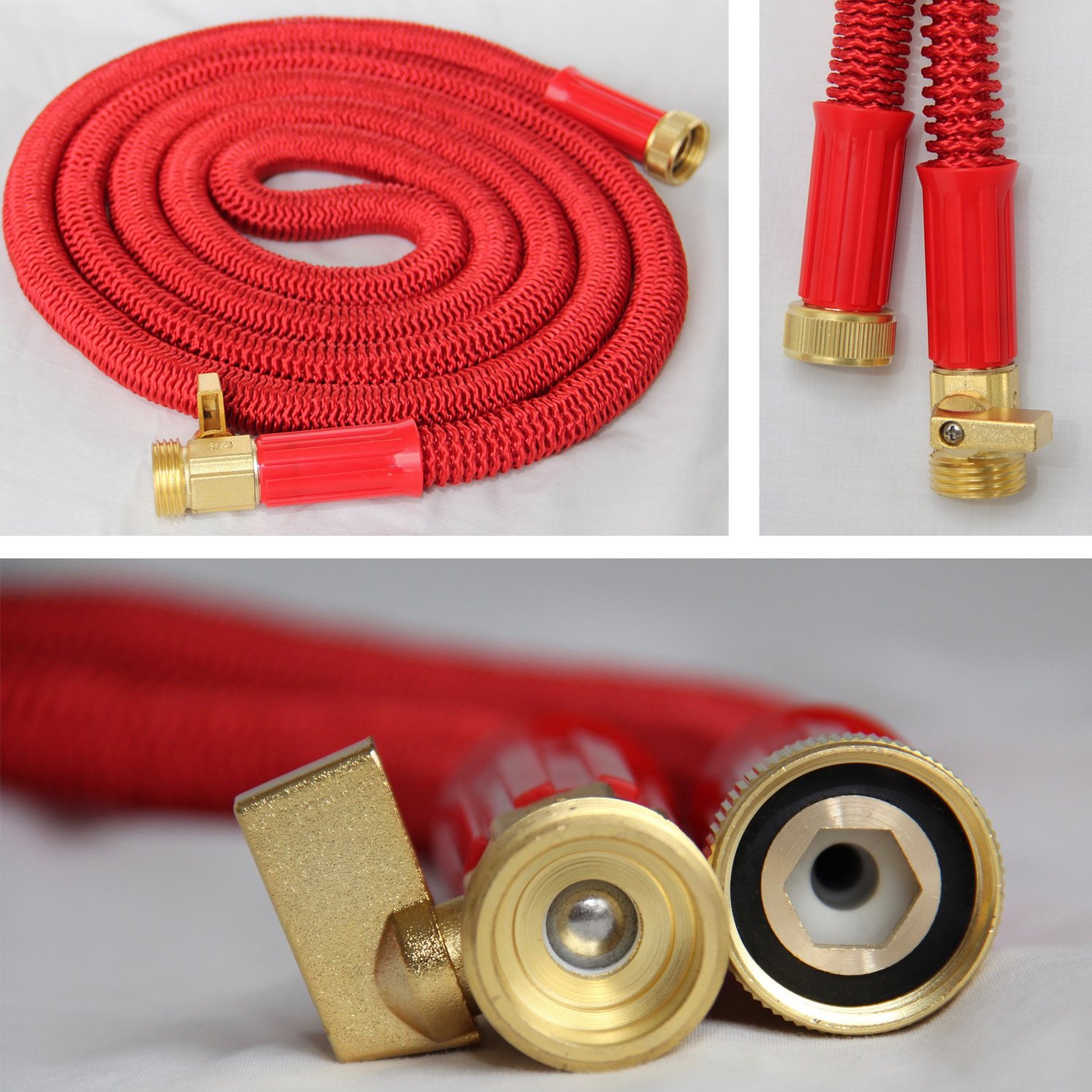 China Durable Updated Expandable Garden Hose Brass Fitting HT1079  supplier China manufacturer factory