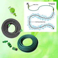 China Drip Soaker Hose & Water Timer Plant Irrigation System, Garden Automatic Watering Kit 45m China supplier manufacturer factory
