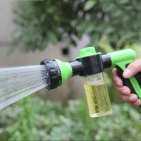China 8 Spray Pattern Car Washing Spray Nozzle with Soap Dispenser HT5078G China factory manufacturer supplier