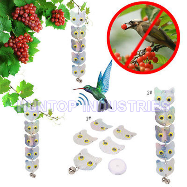 China Scarecrow Cats Head Bird Scarer HT5161J China factory supplier manufacturer