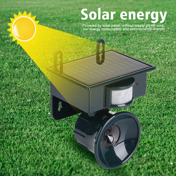 China Solar Power Ultrasonic Pest Animal Repeller HT5310 China factory supplier manufacturer