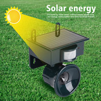 China Solar Power Ultrasonic Pest Animal Repeller HT5310 supplier China manufacturer factory