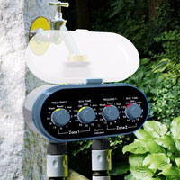 2-Outlet Digital Electronic Sprinkler Irrigation Water Timer Controller HT1088B