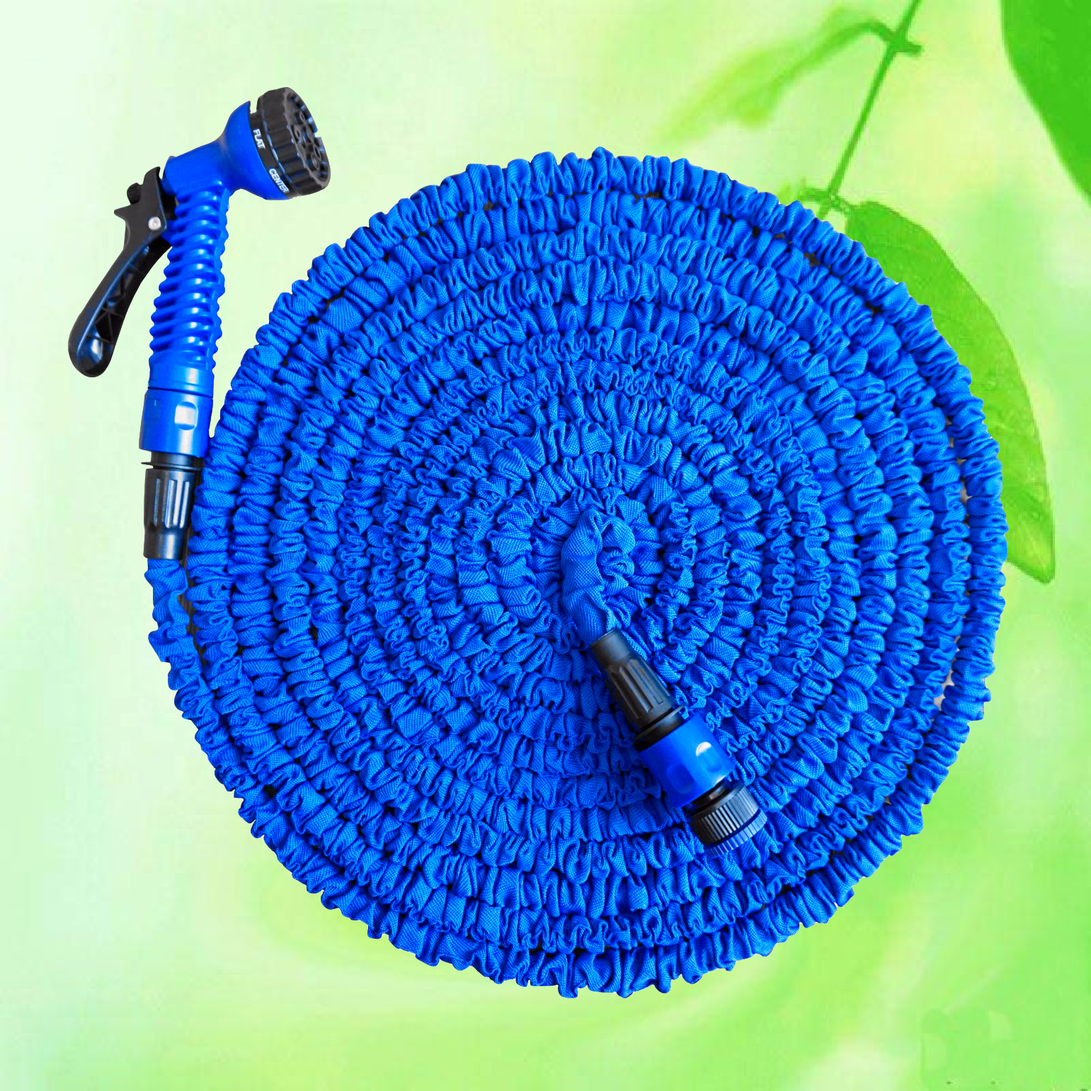 China Quality Latex Expandable Garden Hose Set. Magic elastic Hose with Connectors and Spray Nozzle China supplier manufacturer factory