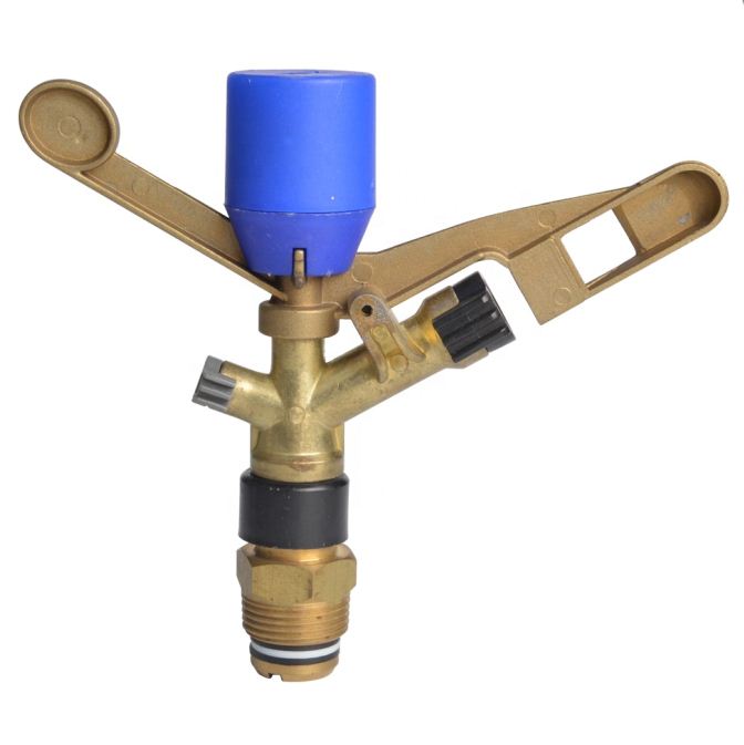 China Brass Full Circle Impact Sprinkler male 3/4 HT6115M China factory supplier manufacturer
